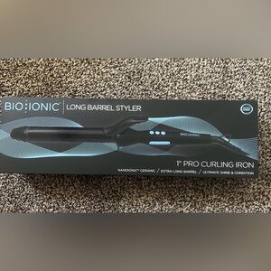 Bio Ionic Black Long Barrel Curling Iron